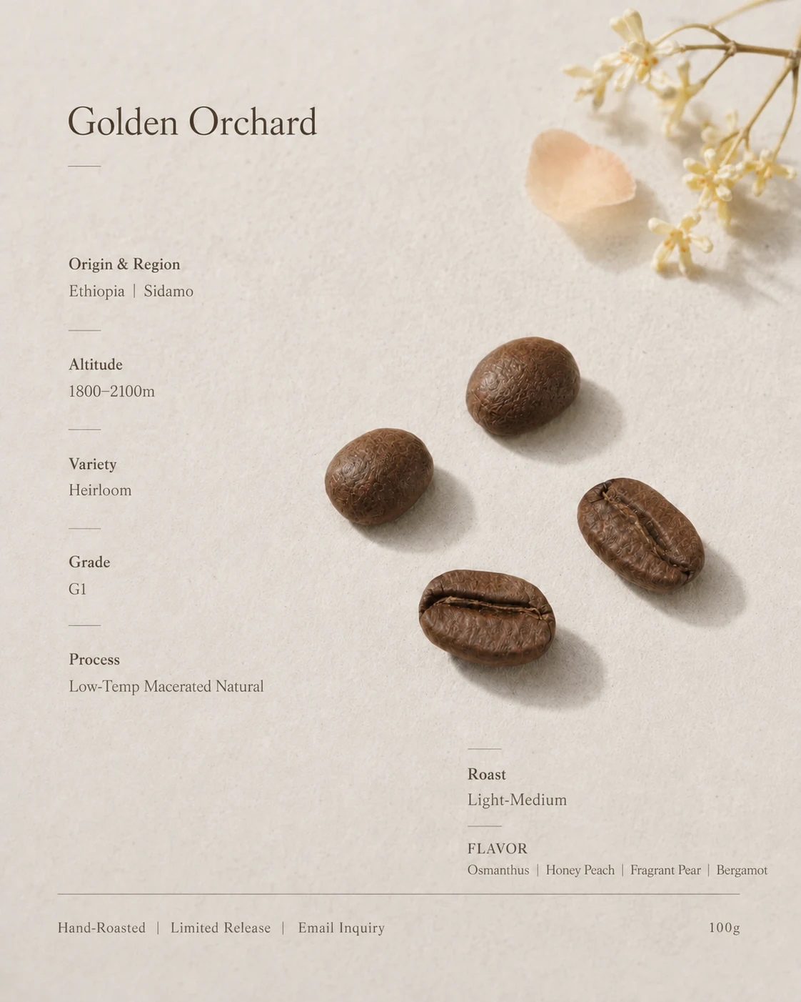 Golden Orchard product showcase image.