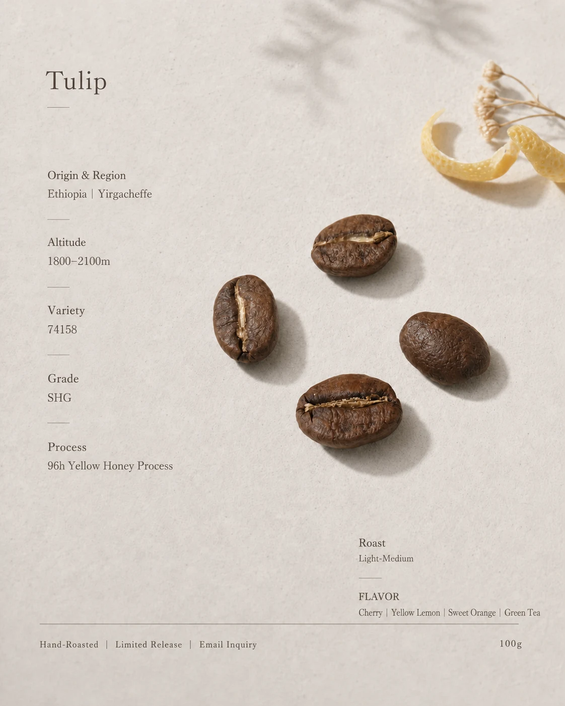 Tulip product showcase image.